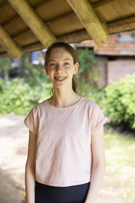  Emily Butzke, aluna do 8º ano da Escola Municipal de Ensino Fundamental São Paulo.