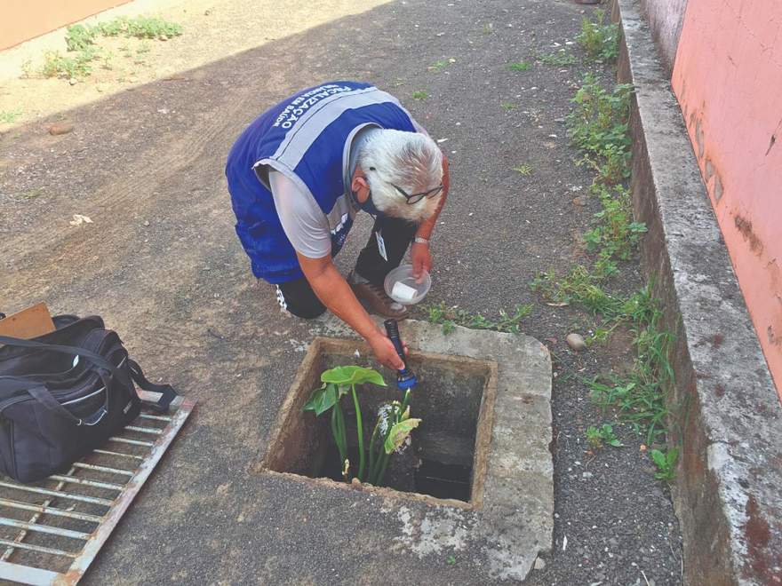 Setor de Vigilância Sanitária do Município pede à população que cuide de possíveis focos do mosquito