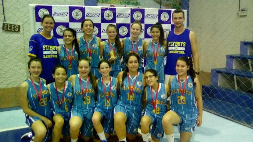 Sub-15 do Flyboys sagrou-se campeão da Copa FGB 2017 - Crédito: Divulgação