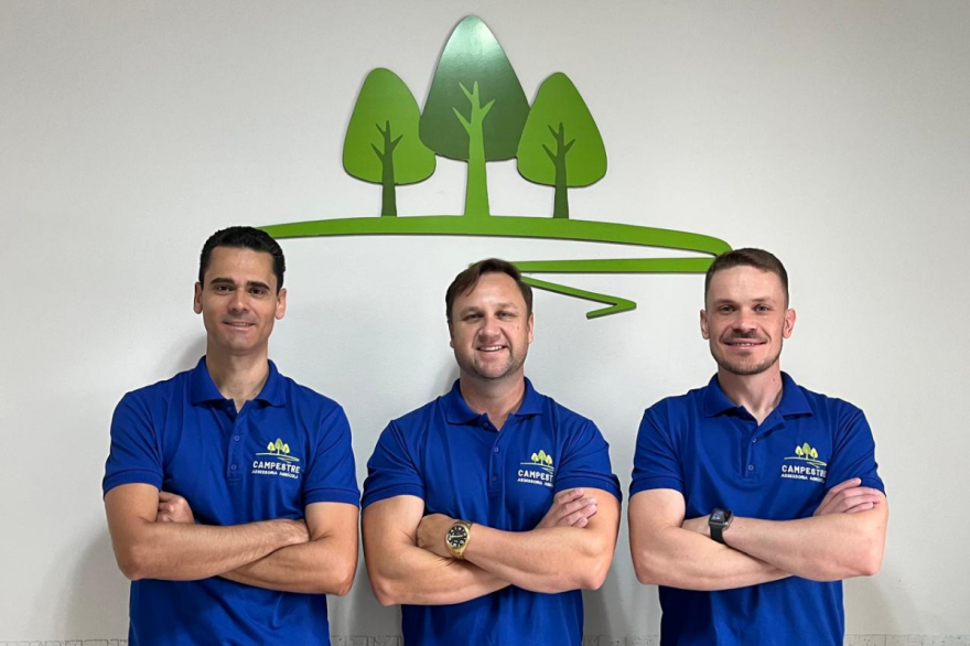Os sócios Fábio Kellemann de Freitas, Abel Jair Turk e Guilherme Kappaun (Foto: Divulgação)