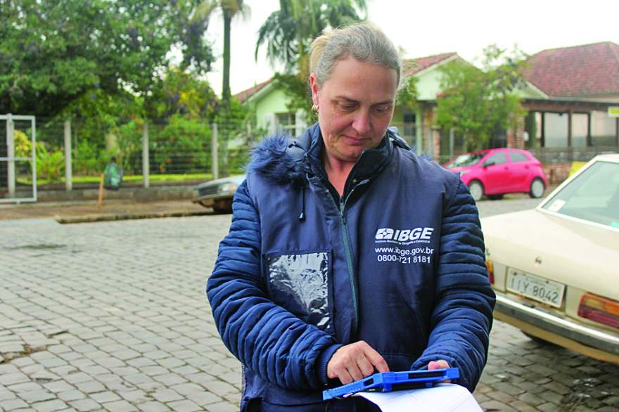 Desde segunda, 20, os profissionais do IBGE já estão percorrendo as ruas de Candelária