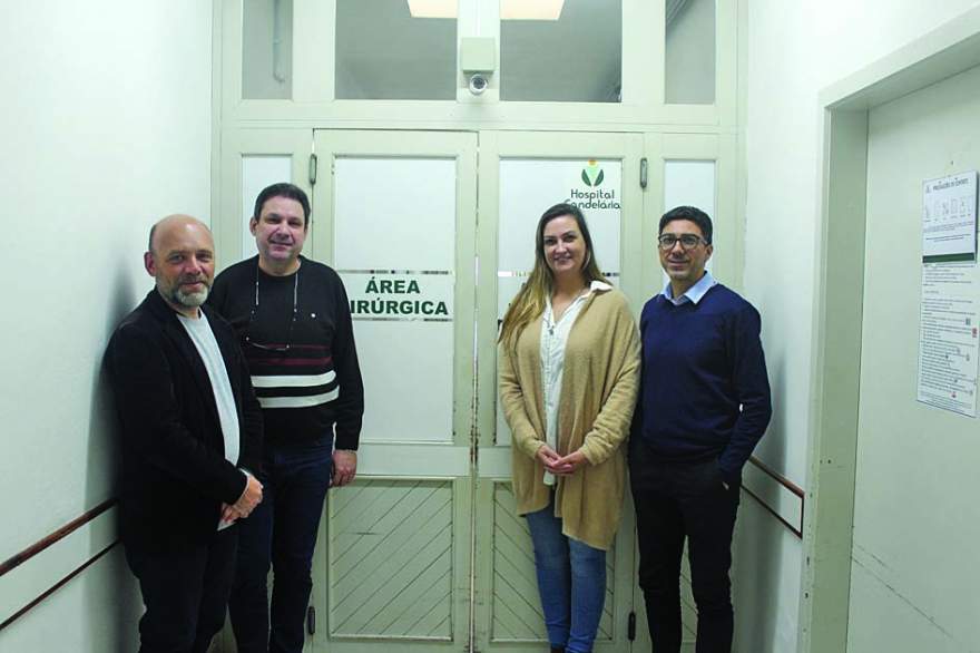 Júlio Steffanello , Romi Ávila, Lairton Kuhn e Grazieli Priebe reuniram-se para anunciar a novidade