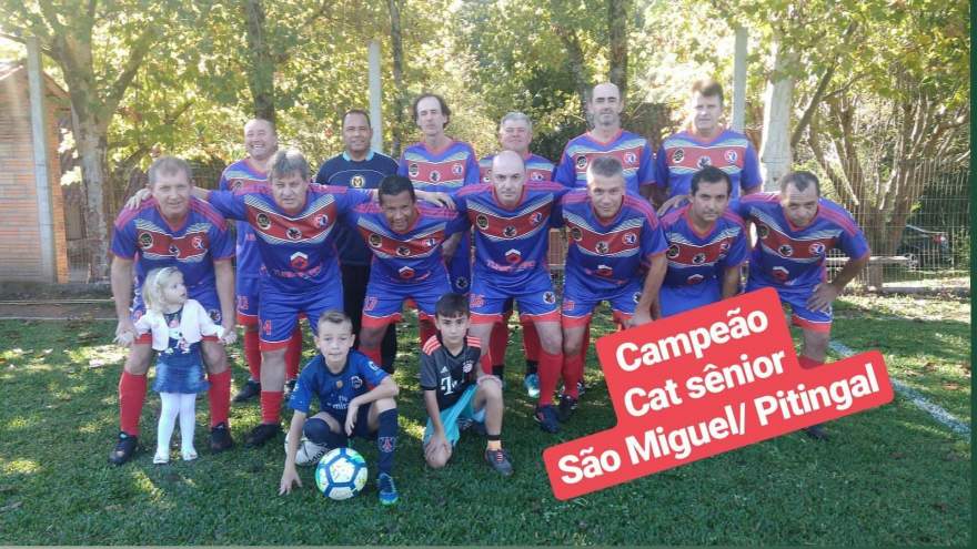 São Miguel, do Pitingal, campeão na categoria sênior