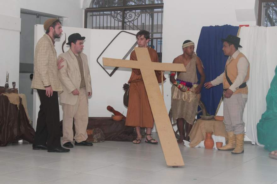 Grupo Cara & Cor’agem apresentou a história de Candelária através de personagens bem conhecidos 