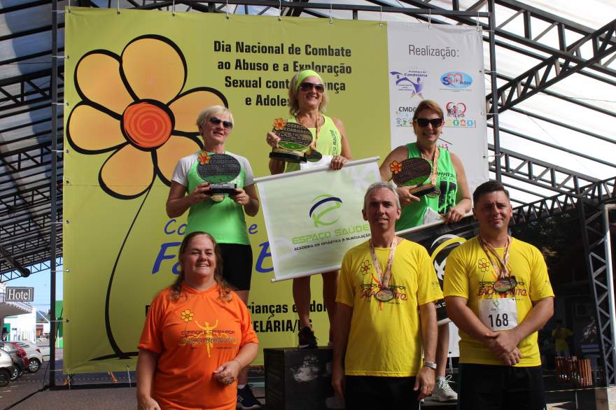 Premiação 60/64 anos feminino 4km