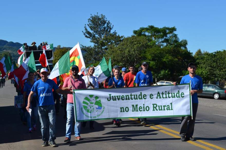Juventude rural também esteve representada no protesto