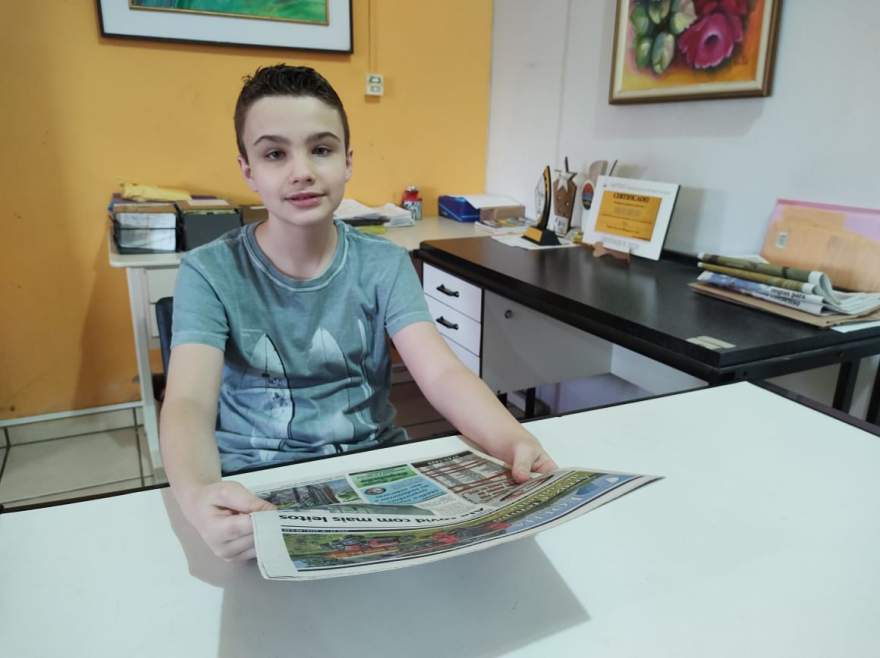 Thomás sente orgulho do legado da família e revela gosto pela leitura e pela escrita