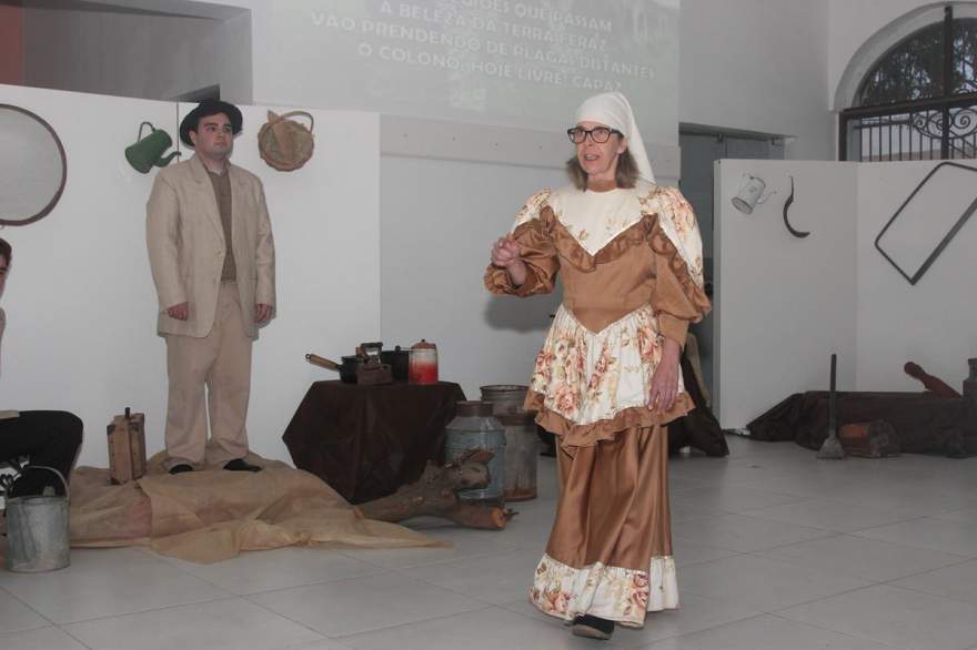 Grupo Cara & Cor’agem apresentou a história de Candelária através de personagens bem conhecidos 