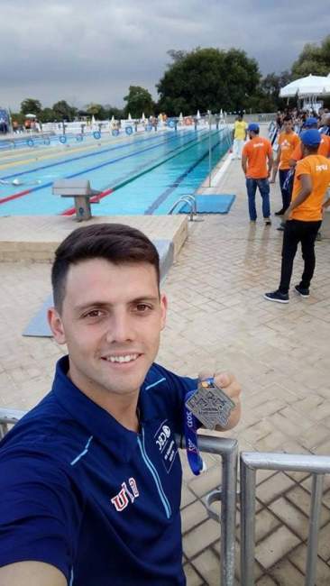 Maurício Scota obteve a medalha de prata e o índice para a final nacional dos 100 metros costa classe S9 no Rio de Janeiro   