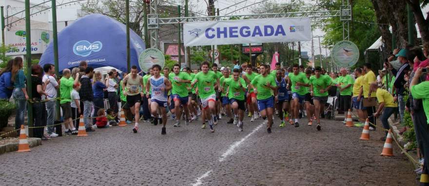 Largada ocorrerá domingo, às 9h, em frente a rua Coberta, no centro