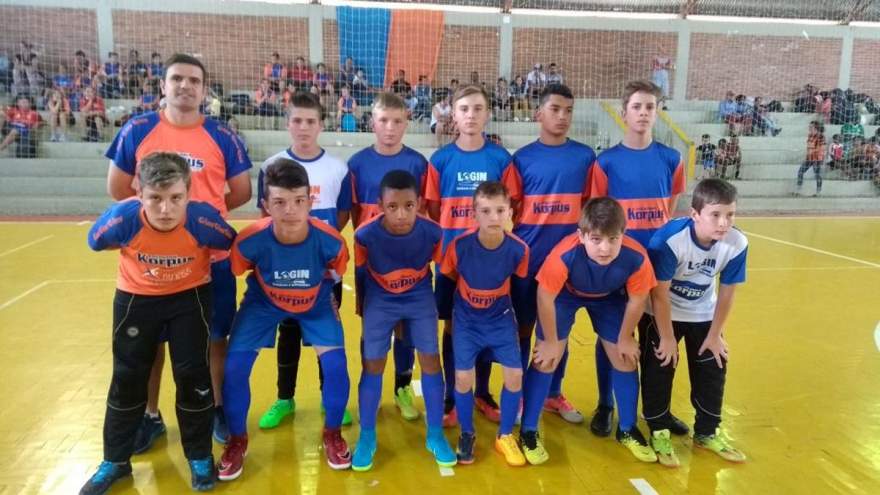 Equipe da Korpus: campeã da categoria sub 13