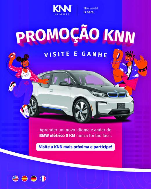 Promoção “Visite e Ganhe”: conheça a KNN e concorra a um BMW elétrico