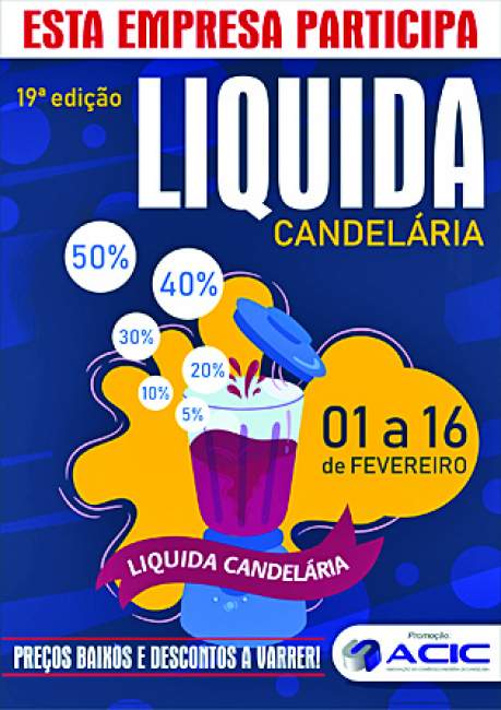 O cartaz do Liquida Candelária 2019