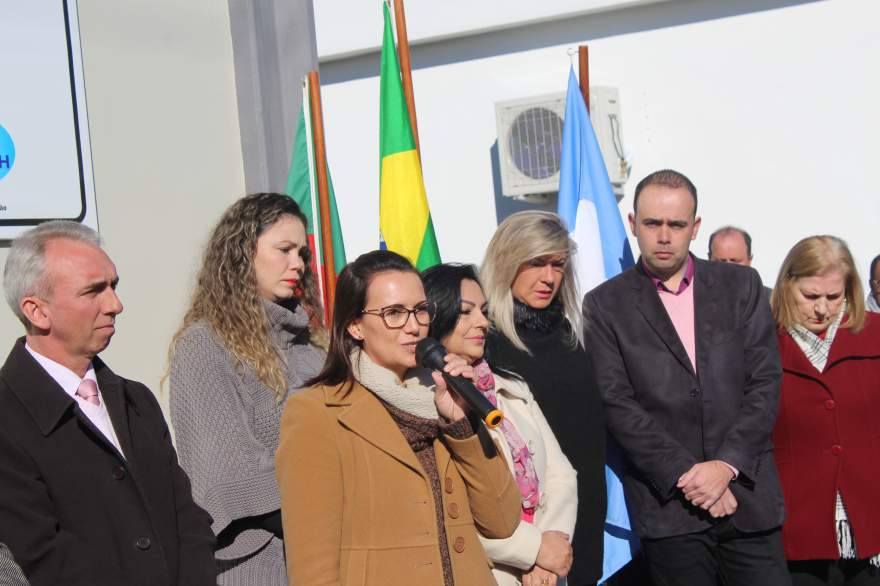 Suzan Gewehr Trindade agradece em nome da família