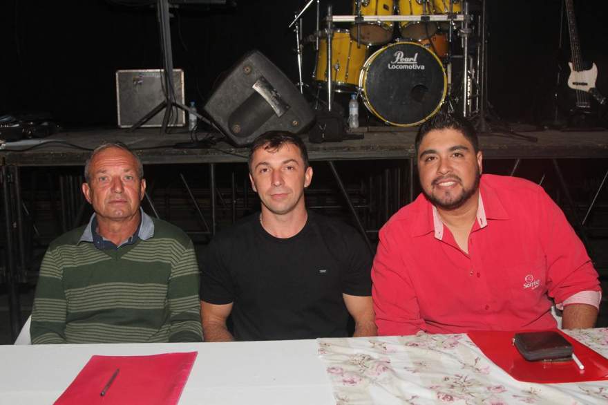 Os jurados Valmir, Gilmar e Marcelo