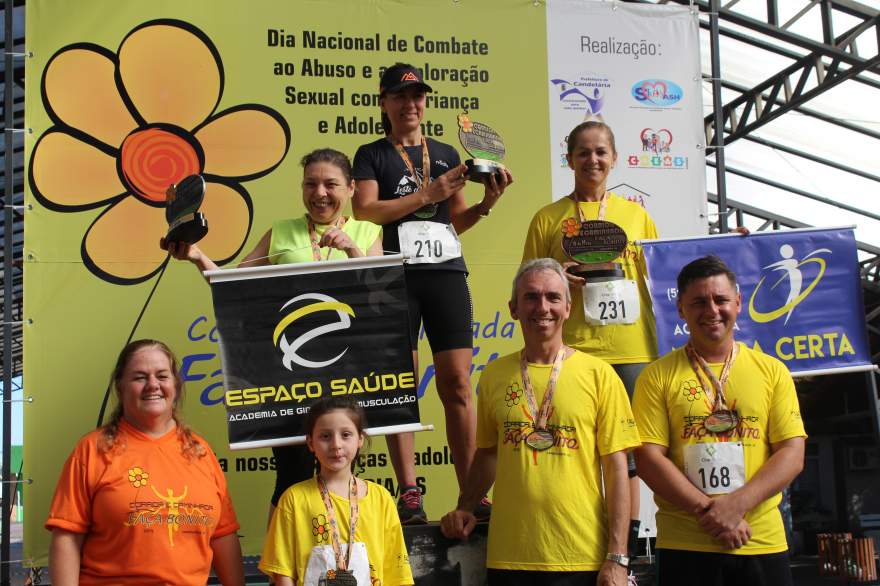 Premiação 50/54 anos feminino 8km