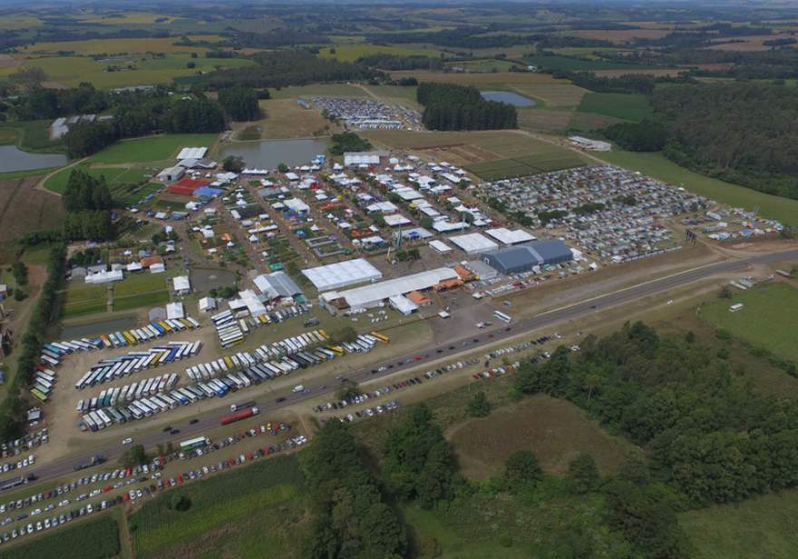 Parque da Expoagro Afubra em Rincão Del Rey, Rio Pardo