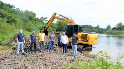 Parceria entre Prefeitura e Corsan constrói barragem no Rio Pardo