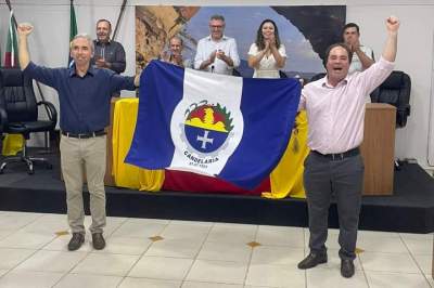 Convenção que oficializou a decisão foi realizada na manhã deste sábado, 3, na Câmara. (Foto: Odete Jochims | Folha de Candelária)