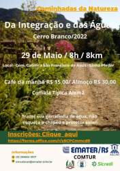 Cerro Branco realizará 2ª edição da Caminhada na Natureza 