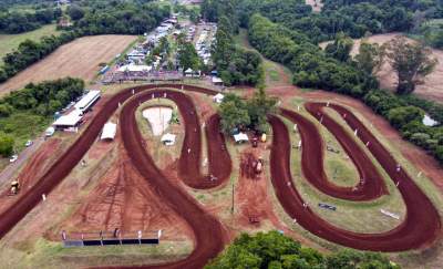 Pista da disputa, em Arroio do Meio