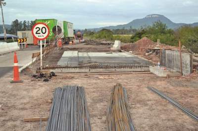 Obras de nova ponte entram na reta final 