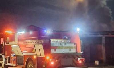Bombeiros de Novo Cabrais combatem incêndio no interior do município