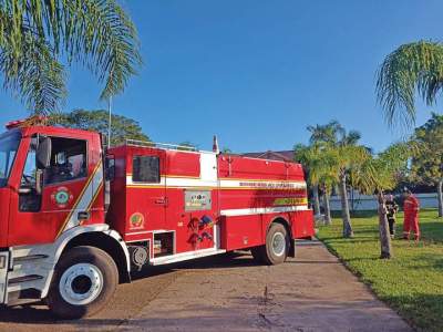 Bombeiros Voluntários de Novo Cabrais recebem caminhão