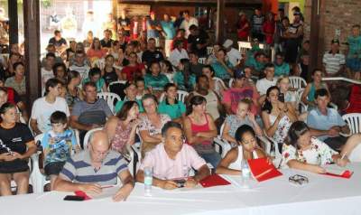 Um bom público acompanhou o evento na Linha do Salso