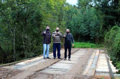 Ponte na Linha Boa Vista recebe reforma