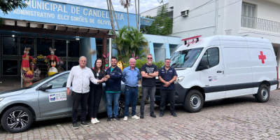 Candelária recebe dois novos veículos para reforço na Saúde 