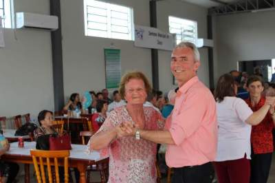 Prefeito Paulo Butzge também esteve presente na animada tarde