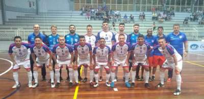 A equipe do Atlético que empatou em 4 a 4 contra o Três Coroas Futsal