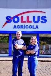 Os proprietários Vanderlei Fritz e Rayssaara Joana Véras Fernandes estão entusiasmados por ampliar o compromisso da Sollus Agrícola no município.