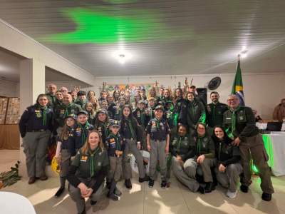 Grupo Escoteiros Botucaraí celebra 55 anos de fundação com jantar festivo e homenagens histórica