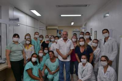 Médico Luís Antônio é homenageado na sua despedida do Hospital Candelária
