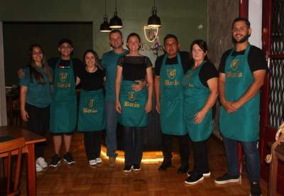 A equipe de trabalho