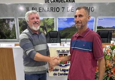 Leandro Kuhn e Aldomir Severo assumem cadeiras na Câmara