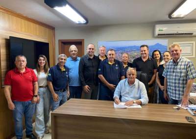 Prefeito autoriza início da construção da sede do Rotary