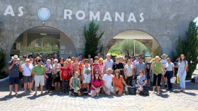 Grupo da Terceira idade promove excursão às Termas Romanas