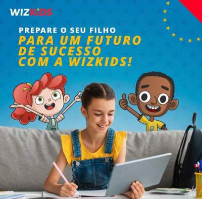 Descubra a magia do inglês com a WizKids para crianças