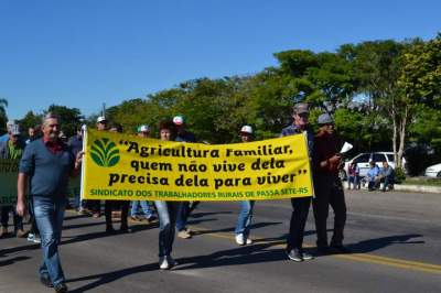 Mobilização buscou defender direitos da agricultura familiar