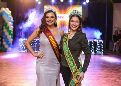 A Miss Latina Candelária Isabel Bohrer Porto e a Latina Pampa Gaúcho Mahara Dickow