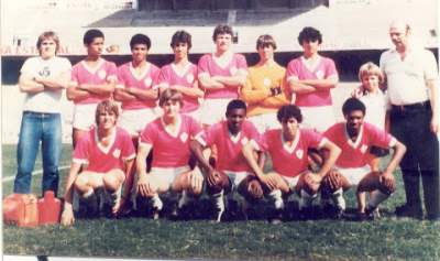 Juventude nos anos 80 em partida disputada contra o Inter no Beira Rio