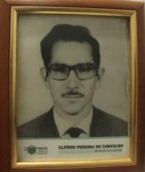 Retrato de Elpídio como presidente do Sindicato Rural (Foto: Sindicato Rural)