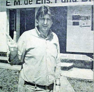 Valério Lawall: diferença favorável de 294 votos 