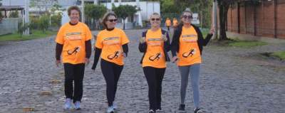 Corrida e caminhada pelas ruas de Candelária