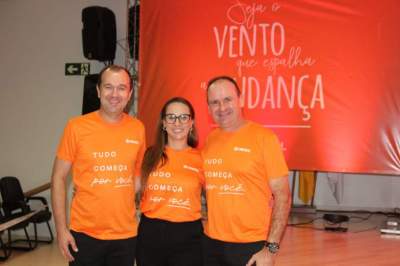 Clécio Ludwig, Daiane dos Santos e Silvano Klassen