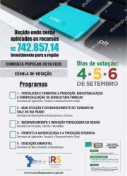 Consulta Popular: confira os nomes das pessoas aptas a colher votos e os locais de votação
