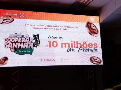 Apresentação da maior campanha de prêmios Cresol